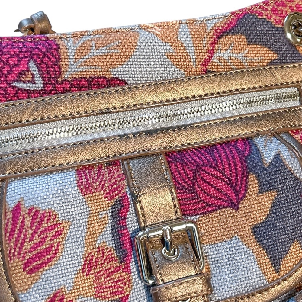Spartina 449 Floral Canvas Crossbody Bag - Picture 7 of 9